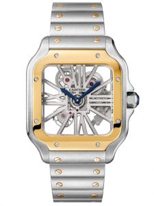 Đồng hồ Cartier Skeleton Horloge Santos WHSA0019