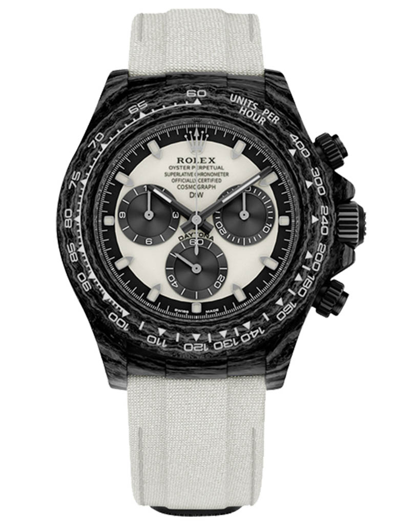 Đồng hồ Rolex Diw Daytona Forged Carbon Cream - Lướt
