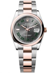 Đồng hồ Rolex Datejust M126201-0030 thép Oystersteel và vàng Everose, mặt số slate