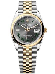 Đồng hồ Rolex Datejust M126203-0035 thép Oystersteel và vàng vàng, mặt số slate