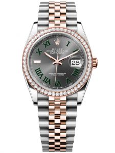 Đồng hồ Rolex Datejust M126281RBR-0017 126281RBR-0017 thép Oystersteel và vàng Everose, mặt số slate