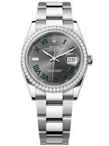 Đồng hồ Rolex Datejust M126284RBR-0038 Oystersteel và vàng trắng, mặt số slate