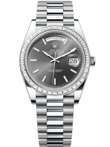 Đồng hồ Rolex Day-Date M228396TBR-0031 bạch kim, mặt số slate