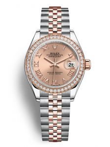 Đồng hồ Rolex Lady-Datejust M279381RBR-0025 279381RBR-0025 thép Oystersteel và vàng Everose