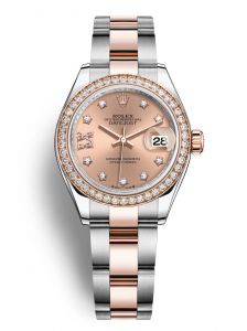 Đồng hồ Rolex Lady-Datejust M279381RBR-0028 thép Oystersteel và vàng Everose