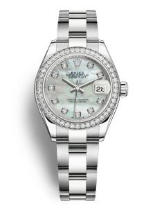 Đồng hồ Rolex Lady-Datejust M279384RBR-0012 Oystersteel, vàng trắng và kim cương