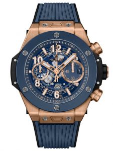 Đồng hồ Hublot Big Bang Unico King Gold Blue Ceramic 421.OL.5180.RX 421OL5180RX