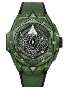 Đồng hồ Hublot Big Bang Sang Bleu Ii Green Ceramic 418.GX.5207.RX.MXM22 418GX5207RXMXM22