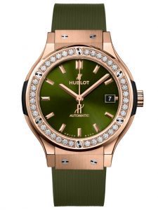 Đồng hồ Hublot Classic Fusion King Gold Green 565.OX.8980.RX 565OX8980RX