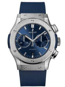 Đồng hồ Hublot Classic Fusion Chronograph Titanium Blue 521.NX.7170.RX 521NX7170RX