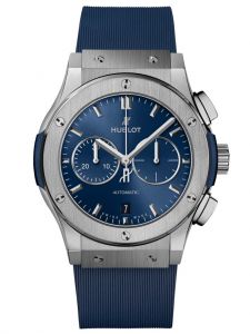 Đồng hồ Hublot Classic Fusion Chronograph Titanium Blue 541.NX.7170.RX 541NX7170RX