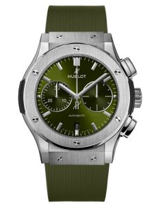 Đồng hồ Hublot Classic Fusion Chronograph Titanium Green 521.NX.8970.RX 521NX8970RX