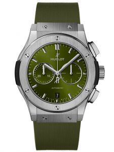 Đồng hồ Hublot Classic Fusion Chronograph Titanium Green 541.NX.8970.RX 541NX8970RX