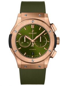 Đồng hồ Hublot Classic Fusion Chronograph King Gold Green 541.OX.8980.RX 541OX8980RX