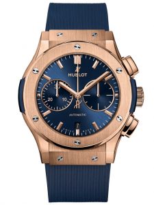 Đồng hồ Hublot Classic Fusion Chronograph King Gold Blue 521.OX.7180.RX 521OX7180RX