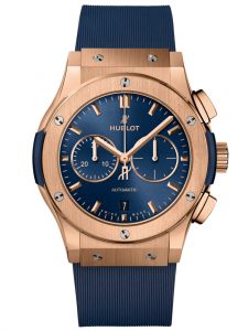 Đồng hồ Hublot Classic Fusion Chronograph King Gold Blue 541.OX.7180.RX 541OX7180RX