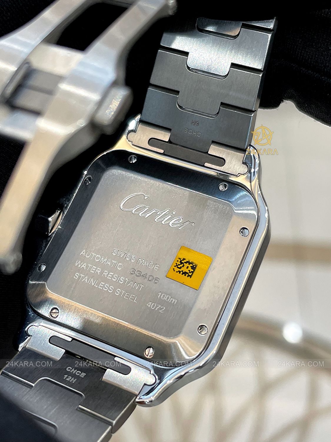 Đồng hồ Cartier Santos de Cartier Large W2SA0009 Automatic Vàng Vàng 18K - Lướt