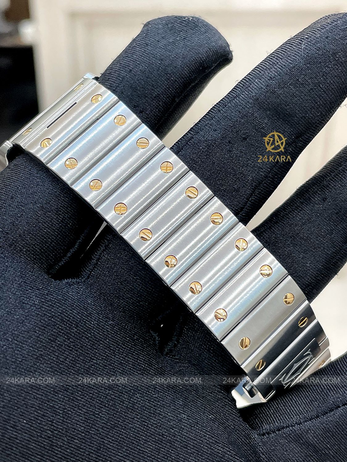 Đồng hồ Cartier Santos de Cartier Large W2SA0009 Automatic Vàng Vàng 18K - Lướt