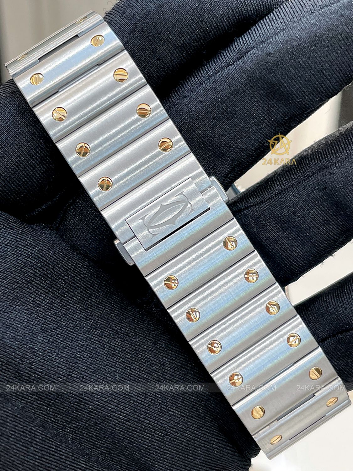 Đồng hồ Cartier Santos de Cartier Large W2SA0009 Automatic Vàng Vàng 18K - Lướt