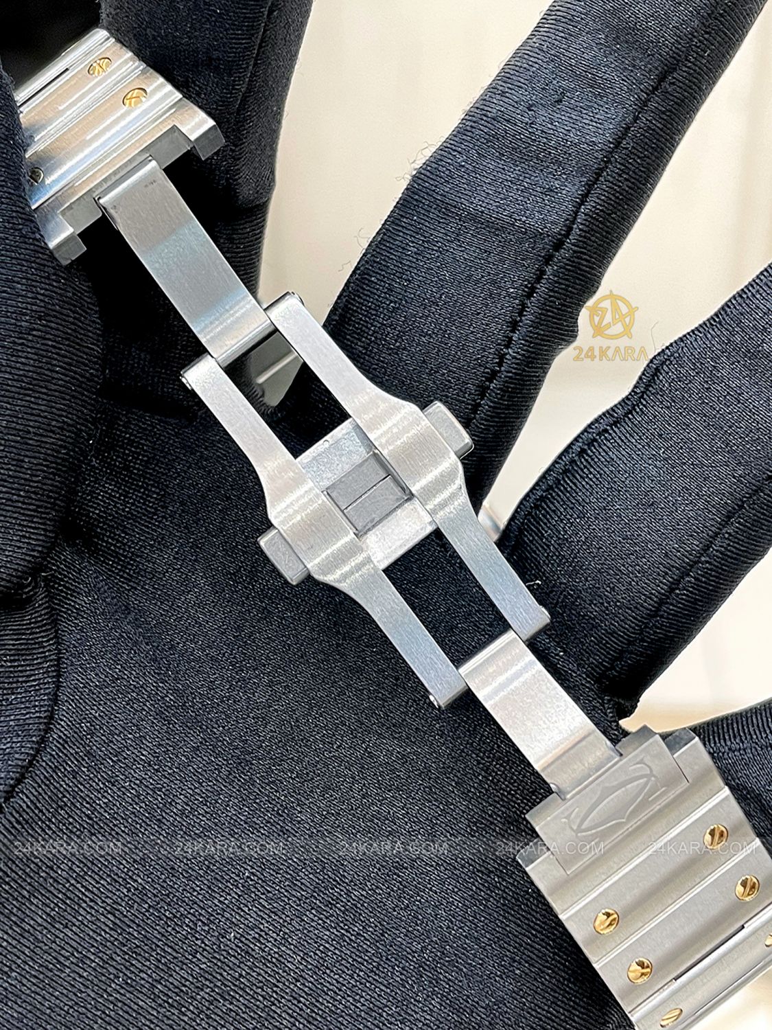 Đồng hồ Cartier Santos de Cartier Large W2SA0009 Automatic Vàng Vàng 18K - Lướt