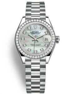 Đồng hồ Rolex Lady-Datejust M279139RBR-0008 279139RBR-0008 Vàng trắng và Kim cương - Mã mới 2022