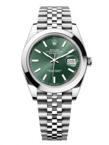 Đồng hồ Rolex Datejust M126300-0020 126300-0020 Thép, mặt số xanh bạc hà - Mẫu mới 2022