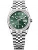 dong-ho-rolex-datejust-m126284rbr-0043-126284rbr-0043-thep-vang-trang-va-kim-cuong-mat-so-xanh-bac-ha-mau-moi-2022 - ảnh nhỏ  1