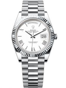 Đồng hồ Rolex Day-Date M228236-0010 228236-0010 Platinum mặt số trắng - Mẫu mới 2022