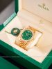 dong-ho-rolex-day-date-40-m228348rbr-0040-228348rbr-0040-vang-vang-nieng-kim-cuong-mat-so-xanh-la-coc-la-ma-luot - ảnh nhỏ 35