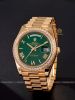 dong-ho-rolex-day-date-40-m228348rbr-0040-228348rbr-0040-vang-vang-nieng-kim-cuong-mat-so-xanh-la-coc-la-ma-luot - ảnh nhỏ 5