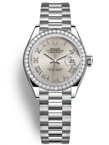 Đồng hồ Rolex Lady-Datejust M279139RBR-0007 279139RBR-0007 Vàng trắng và Kim cương - Mã mới 2022