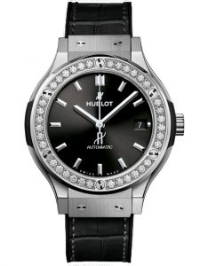 Đồng Hồ Hublot Classic Fusion Titanium Diamonds 38mm 565.nx.1171.lr.1204