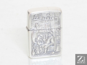 MS 248. Zippo bạc khối quán rượu Hà Lan - 1960s