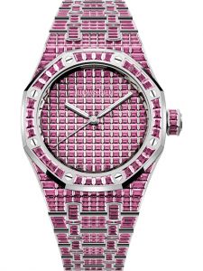 Đồng hồ Audemars Piguet Royal Oak Pink Tourmaline "50th Anniversary" 15554BC.TM.1274BC.01 15554BCTM1274BC01