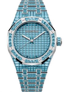 Đồng hồ Audemars Piguet Royal Oak Blue Topaz “50th Anniversary” 15554BC.TO.1274BC.01 15554BCTO1274BC01