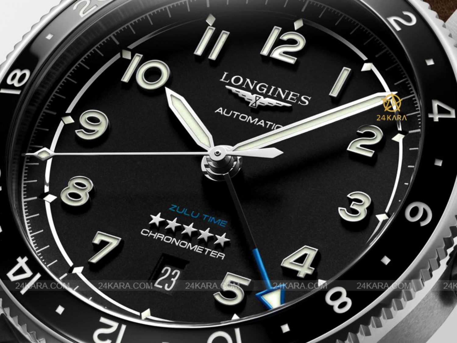 ng h Longines Longines Spirit Zulu Time L3.812.4.53.2 L38124532