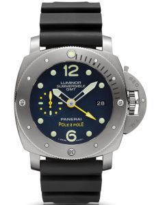 Đồng Hồ Panerai Luminor Submersible 1950 3 Days Gmt Titanio PAM00719