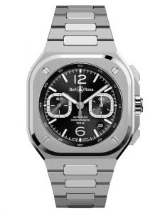 Đồng hồ Bell & Ross BR 05 Chrono Black Steel BR05C-BLC-ST/SST