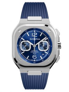 Đồng hồ Bell & Ross BR 05 Chrono Blue Steel BR05C-BLU-ST/SRB