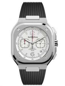 Đồng hồ Bell & Ross BR 05 Chrono White Hawk BR05C-SI-ST/SRB - Phiên bản giới hạn 250 chiếc