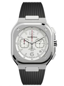 Đồng hồ Bell & Ross BR 05 Chrono White Hawk BR05C-SI-ST/SRB