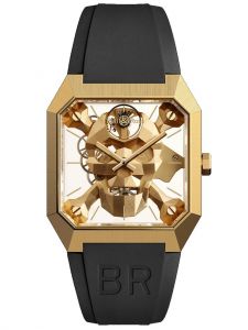 Đồng hồ Bell & Ross BR 01 Cyber Skull BRonze BR01-CSK-BR/SRB