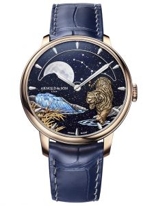 Đồng hồ Arnold & Son Perpetual Moon Tiger Blue 1GLBR.Z04A.C207A - Phiên bản giới hạn
