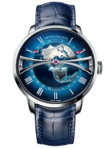 Đồng hồ Arnold & Son Globetrotter Blue 1WTAS.U01C.C153S - Phiên bản giới hạn