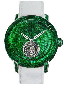 Đồng hồ Jacob & Co. Caviar Tourbillon Baguette Emeralds CV201.30.BE.BE.A - Phiên Bản Duy Nhất