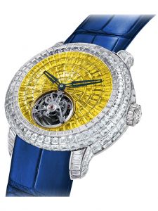 Đồng hồ Jacob & Co. Caviar Tourbillon Yellow & White Diamonds CV201.30.BD.BY.A - Phiên Bản Duy Nhất