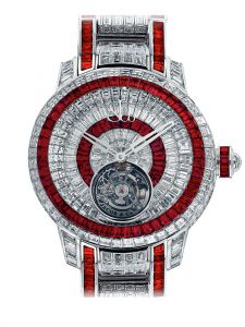 Đồng hồ Jacob & Co. Caviar Tourbillon Diamond Bracelet White Diamonds And Rubies CV300.30.BD.DR.A 30BA - Phiên Bản Giới Hạn