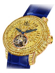 Đồng hồ Jacob & Co. Caviar Tourbillon Baguettes Yellow Diamonds CV201.50.YD.UA.A - Phiên Bản Duy Nhất