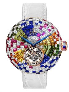 Đồng hồ Jacob & Co. Brilliant Flying Tourbillon Arlequino Multi Color II BT543.30.HX.HX.A - Phiên Bản Duy Nhất