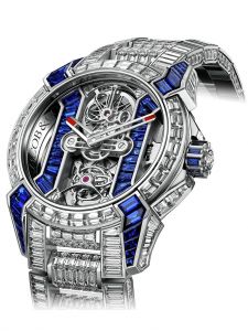 Đồng hồ Jacob & Co. Epic X Tourbillion Blue Sapphires Diamond Bracelet EX500.30.BD.BB.A30BA - Phiên Bản Giới Hạn